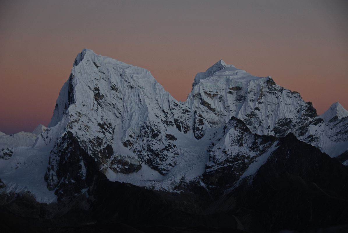 Gokyo Ri 08-3 Cholatse and Tawache From Gokyo Ri After Sunset